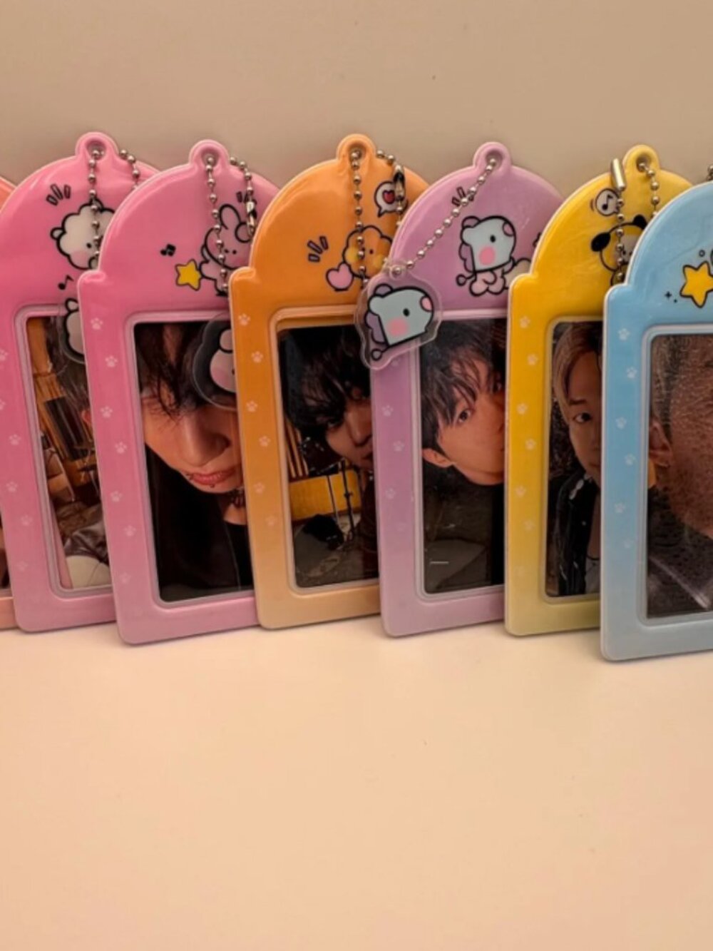 BT21 Photocard Holder| Chimmy| Koya| Cooky|Mang| RJ| Tata| Shooky| Kawaii | KPOP